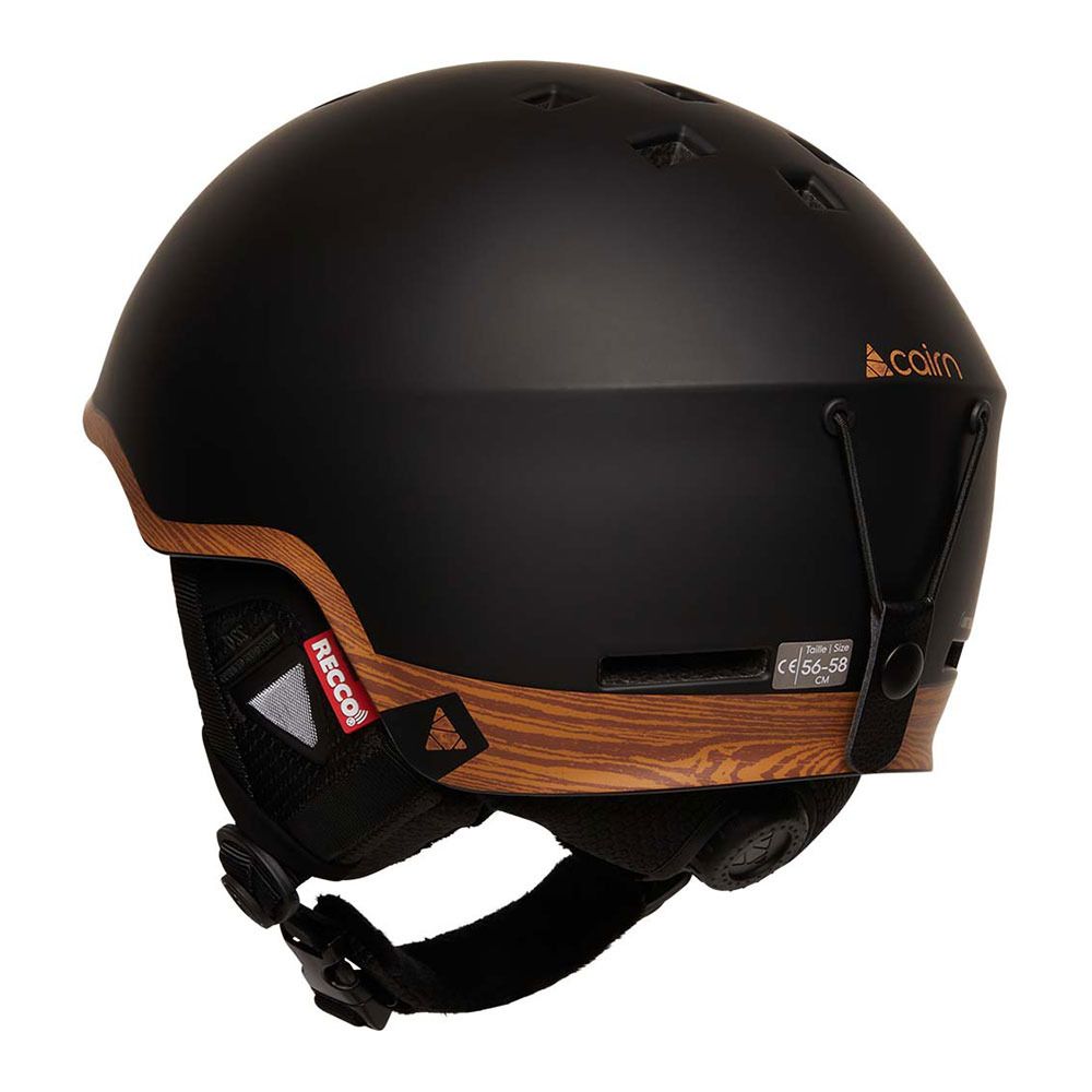 Cairn CENTAURE RESCUE - Casque ski Homme mat black wood