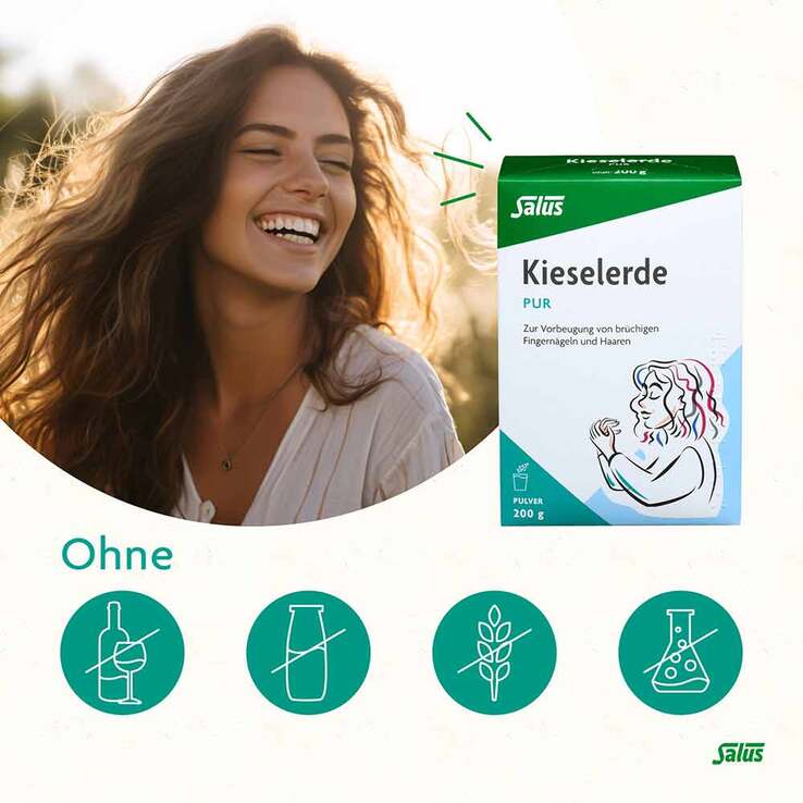 Kieselerde PUR Pulver Salus, 200 g