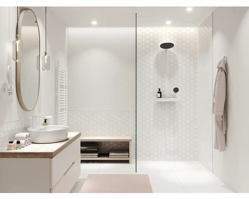 Douchekolom incl. thermostaat hansgrohe Pulsify S 260 2jet eco met ShowerTablet Select 400 wit mat 24241700