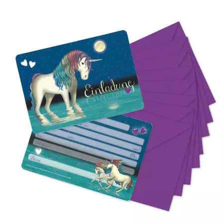 Lutz Mauder TapirElla Glitzer Stanzkarten Einladungs-Set Ballerina