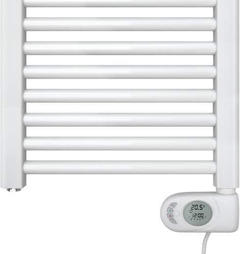 CFL - Elektrische Handdoekradiator - Wit - 906x500 mm - 500 Watt