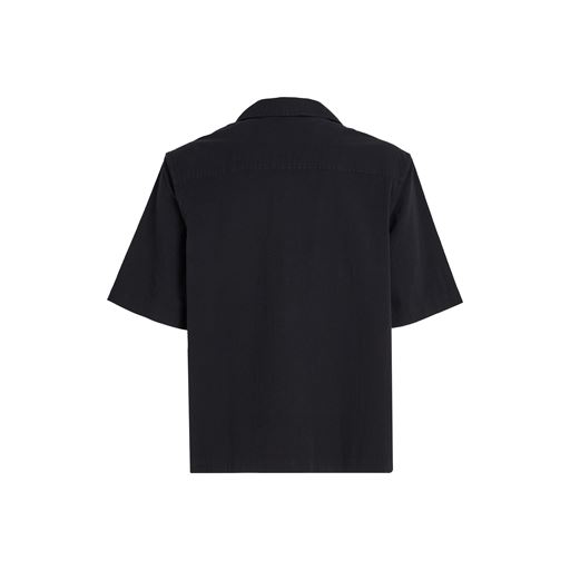 Calvin Klein Jeans Seersucker Skjorte, Black, XXL