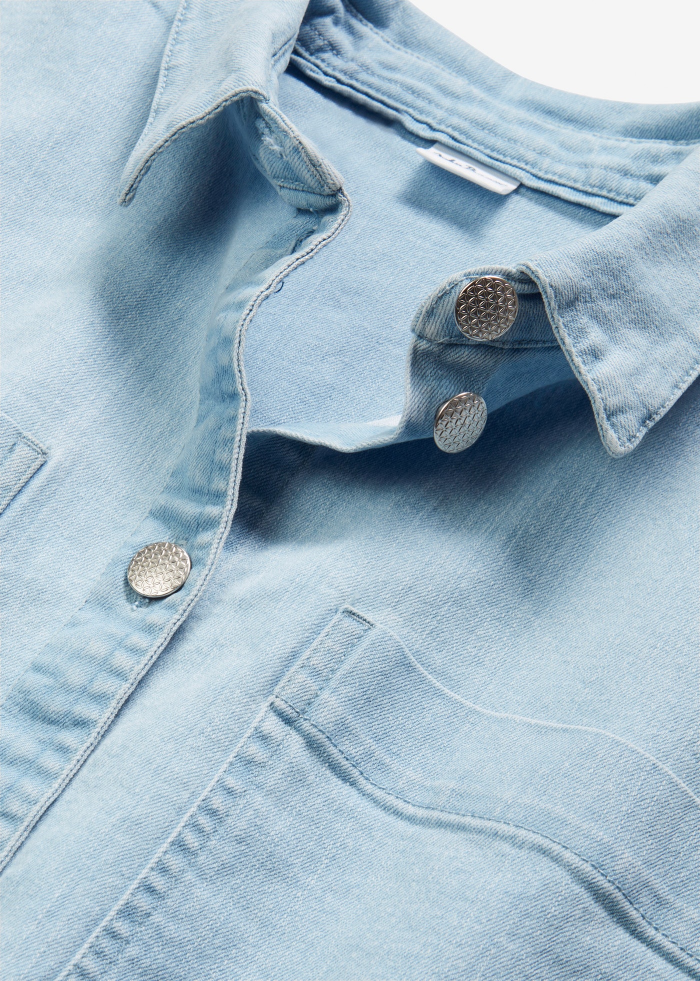 bonprix Jeansbluse »Kurze Boxy-Jeansbluse«, Kurze Boxy-Jeansbluse