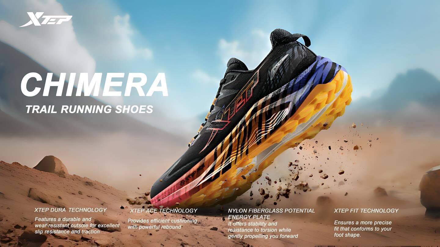 Xtep Chimera Black/Orange