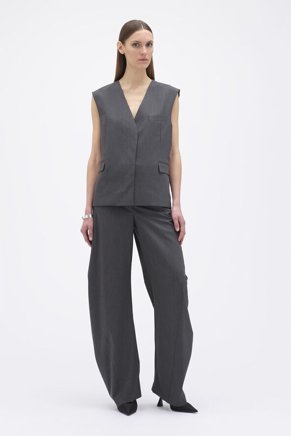 REMAIN Boxy Waistcoat Phantom