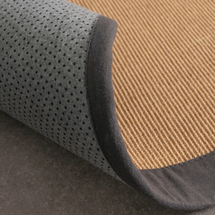 Sisal vloerkleed - Tulum Border Antraciet