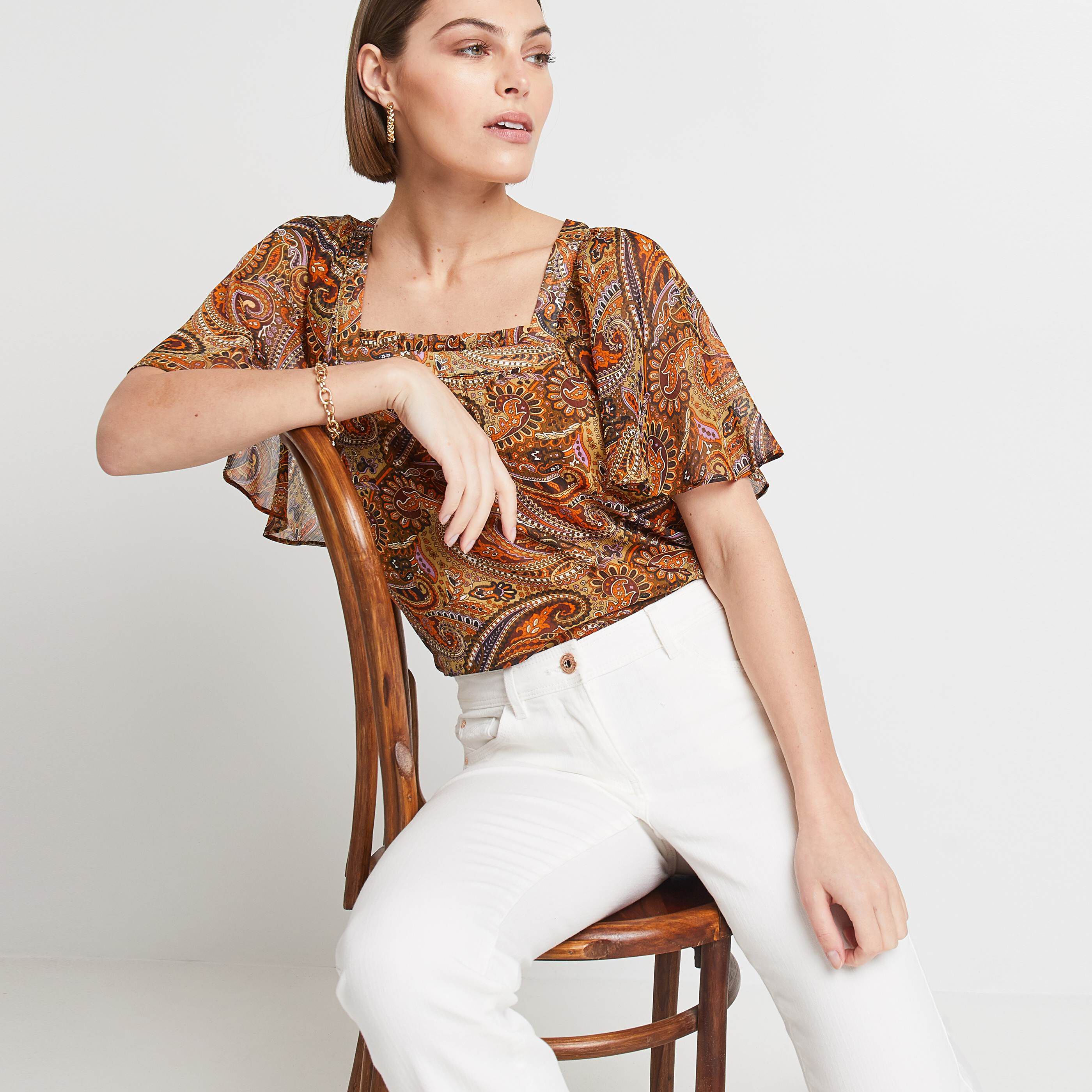 Blouse imprimée femme - IMPRIME