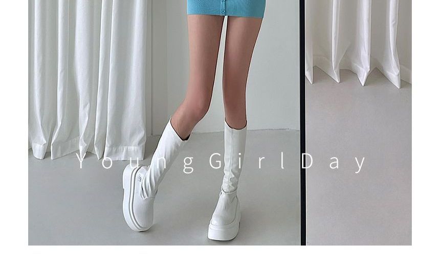 RainGirl - Crop top met lange mouwen, kraag, effen geribbelde knoopjes / Mini-kokerrok met hoge taille en gevouwen taille
