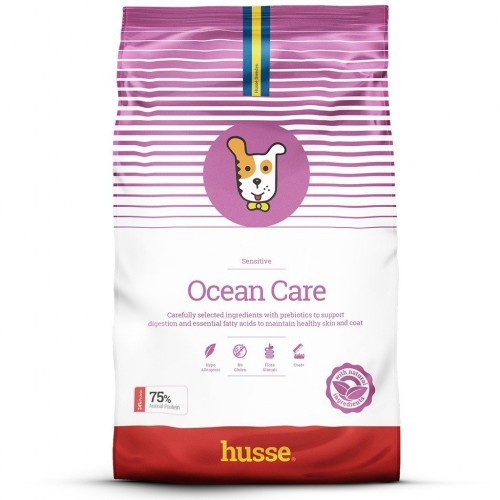 Ração para cães Husse Ocean Care, sabor salmão