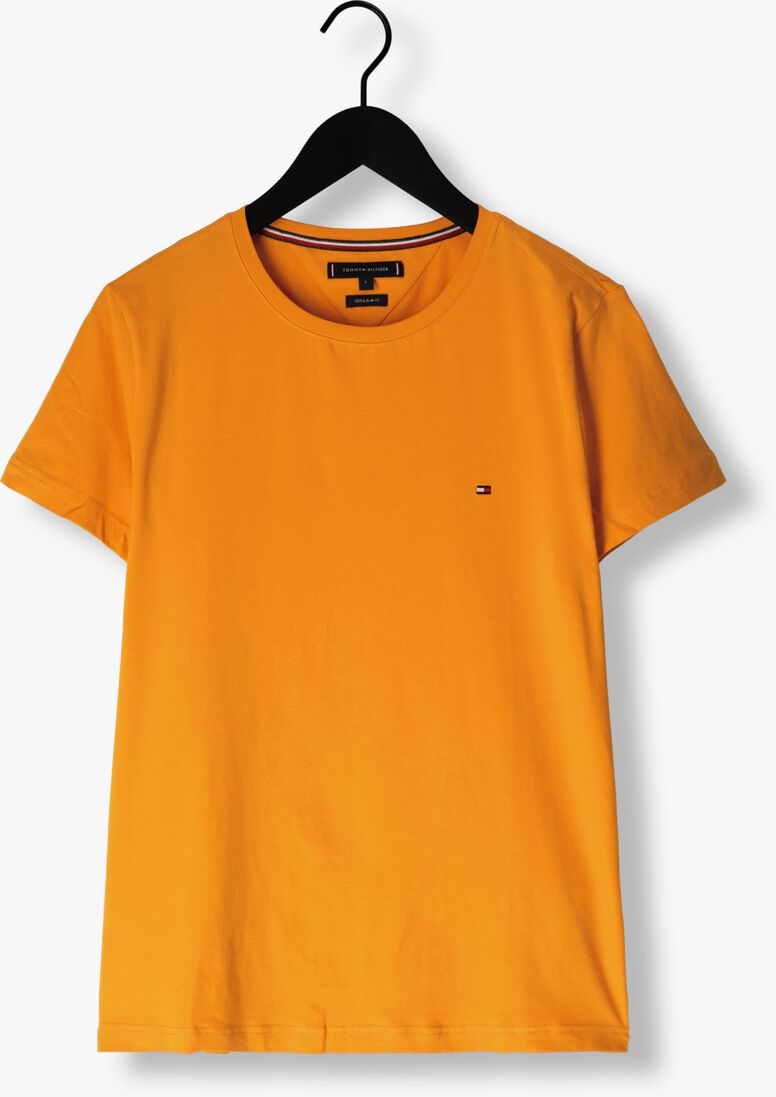 TOMMY HILFIGER oranje tommy hilfiger t-shirt stretch slim fit tee
