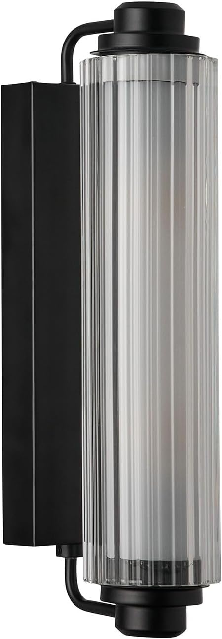 Wandleuchte Nimal Double in Schwarz E14 2-flammig IP44