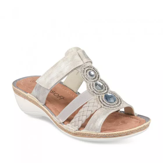 Mules GRIS NEOSOFT FEMME