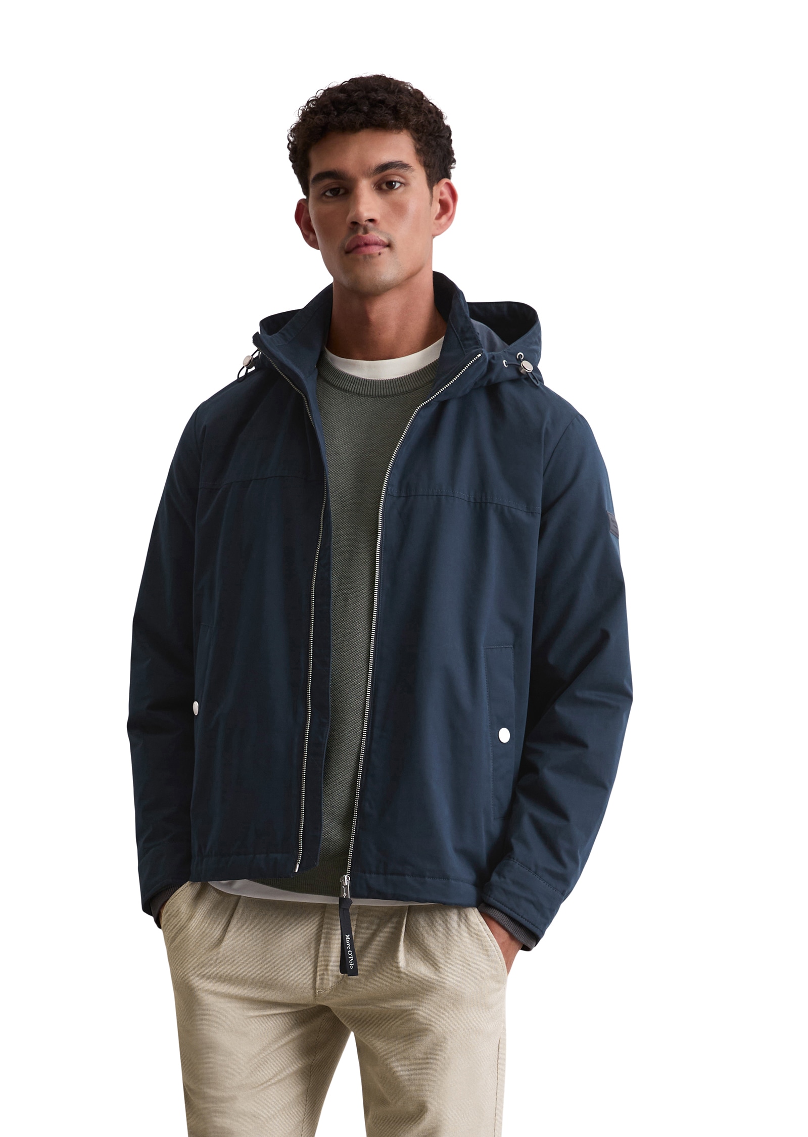 Marc O'Polo Blouson mit Kapuze mit Kapuze, Regular fit, leichte Wattierung