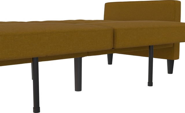 Dorel Home 3-Sitzer »Presley« Sofa mit Bett-Funktion und verstellbarer Rückenlehne