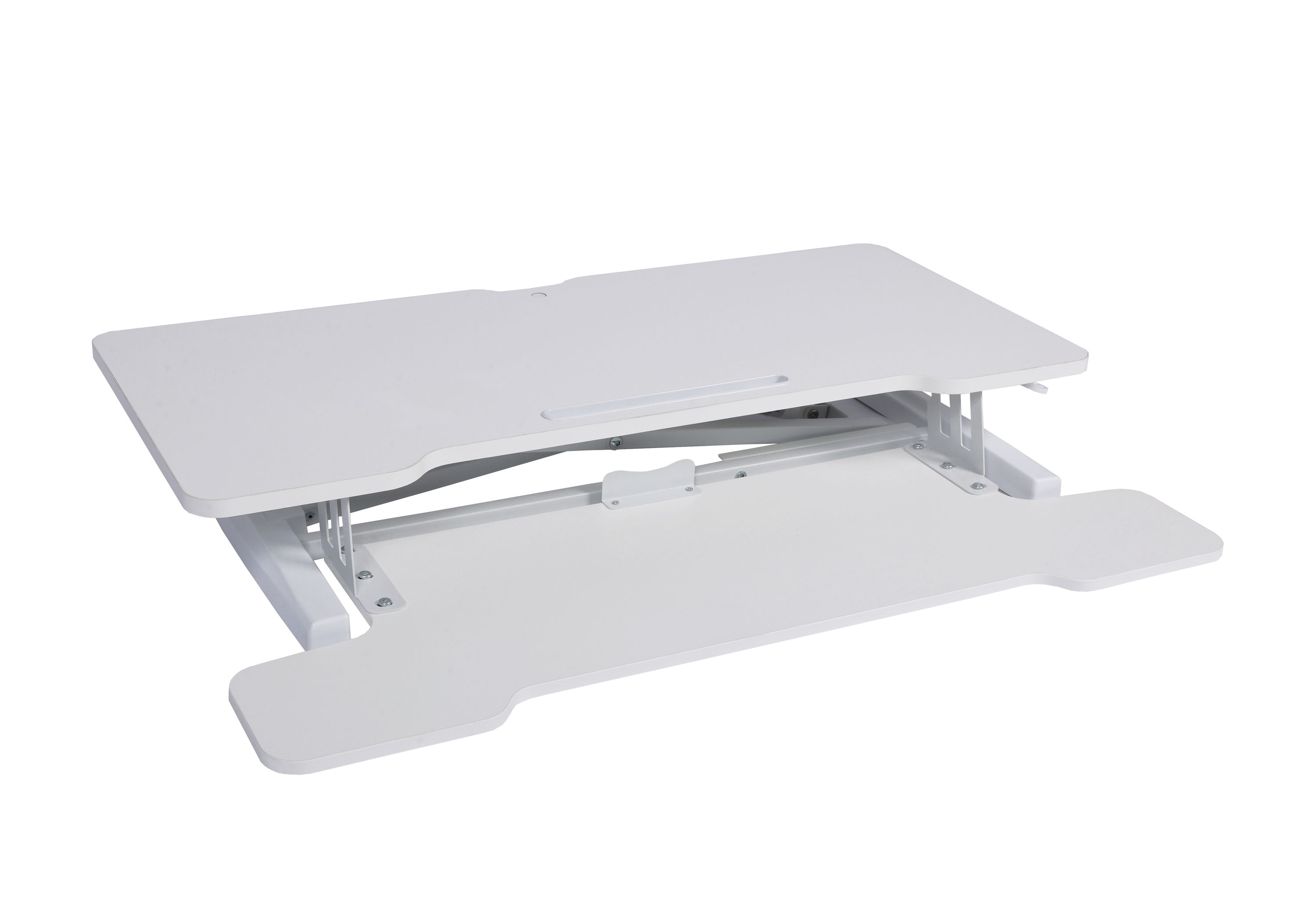 Stehtisch Monitorständer 91.5 x 40 cm weiss