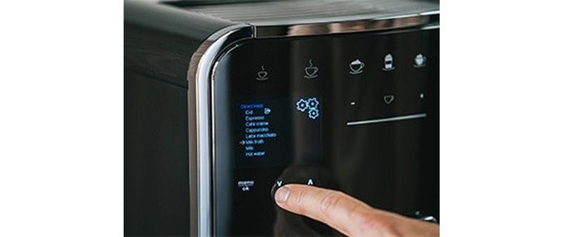 Kaffeevollautomat Barista T Edelstahl<br>Kaffeemaschine mit Bluetooth-Funktion