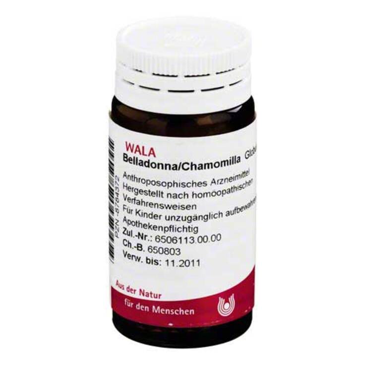 Belladonna Chamomilla Globuli, 20 g