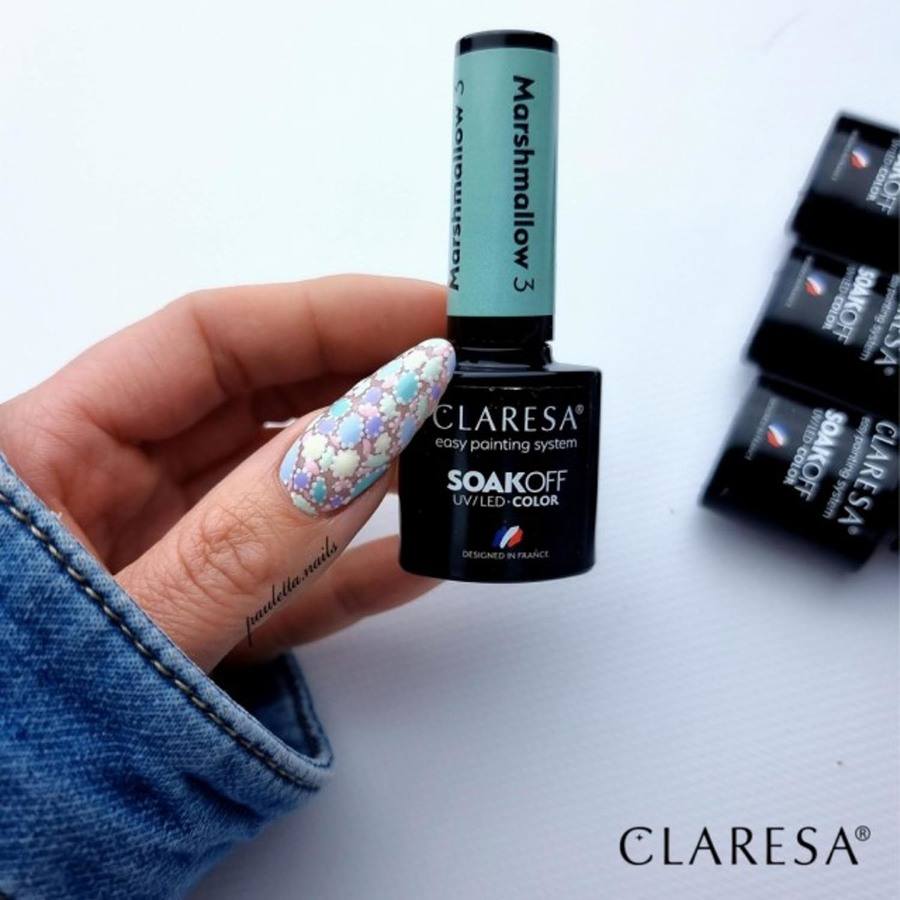 Claresa Nail Polish Hybrid Soak Off Marshmallow 03 5ml