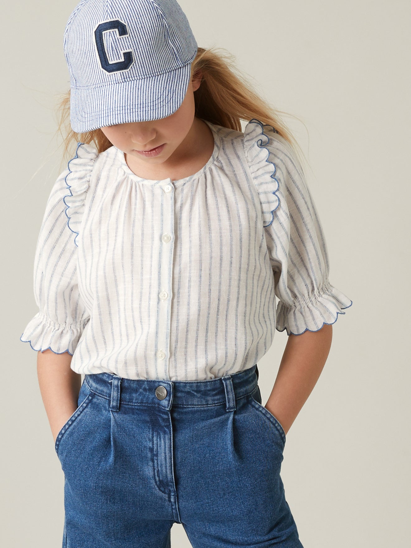 Chemise Fille à volants