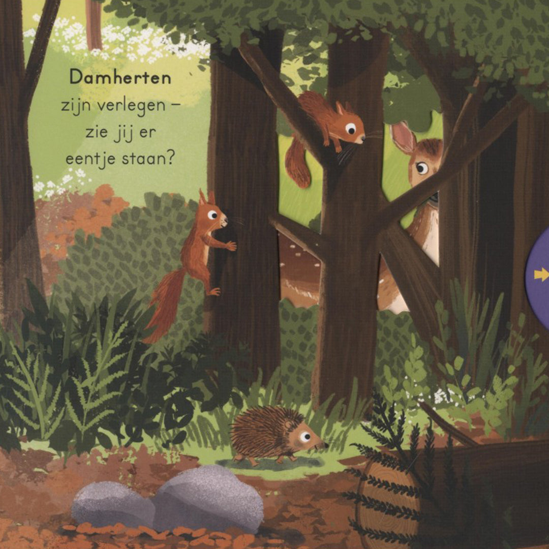 Veltman uitgevers schuifboekje in het bos