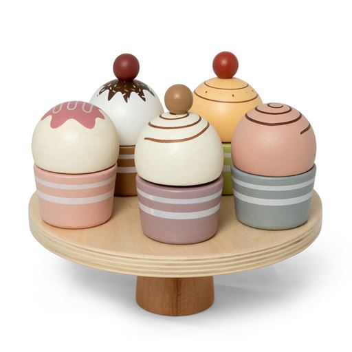 MaMaMeMo Cupcakes På Kagefad