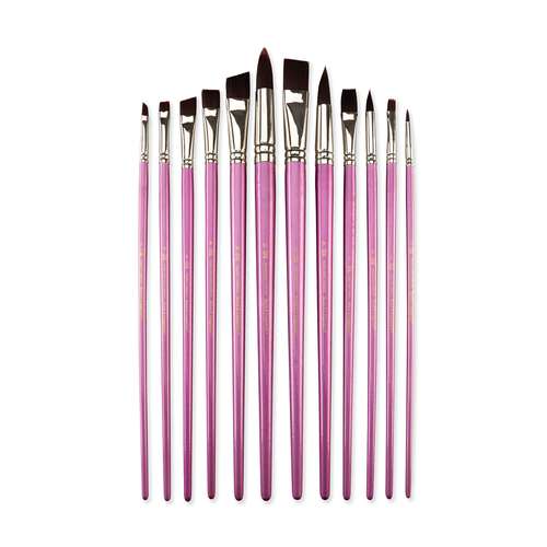 Royal & Langnickel® Burgundy Taklon Pinselset RSET-9515