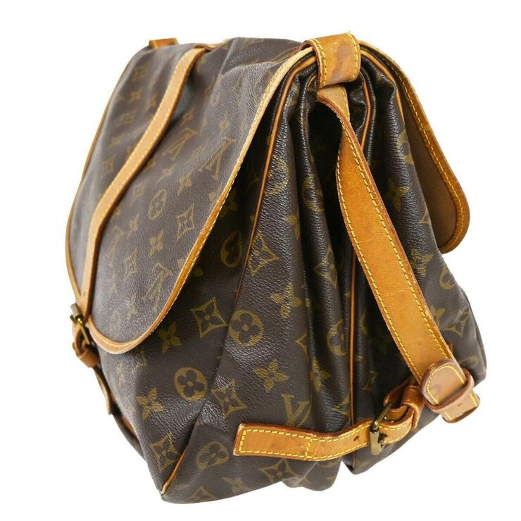 Louis Vuitton Vintage Louis Vuitton Saumur Brown