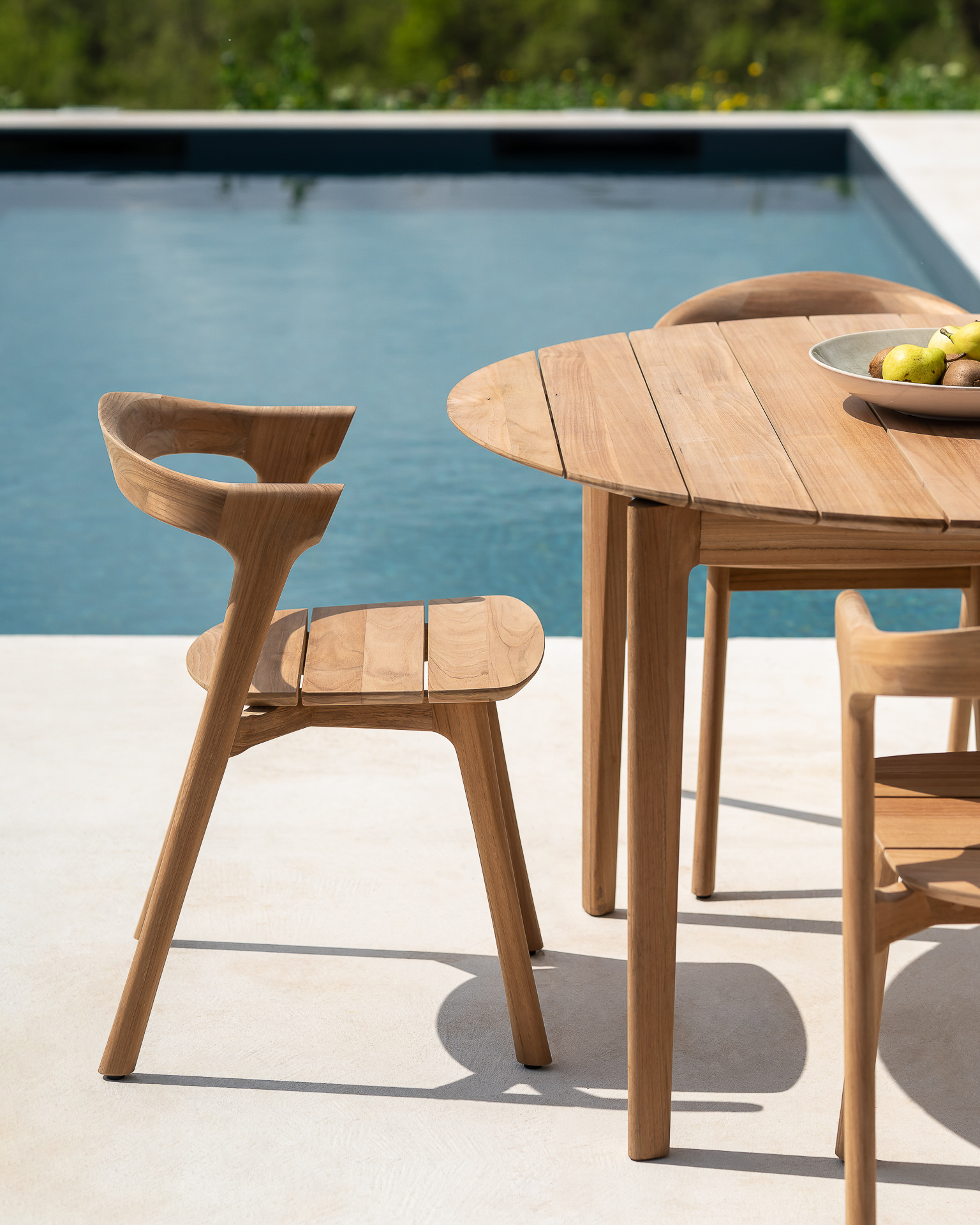 Ethnicraft - Outdoor - Tuintafel teak Bok rond 125