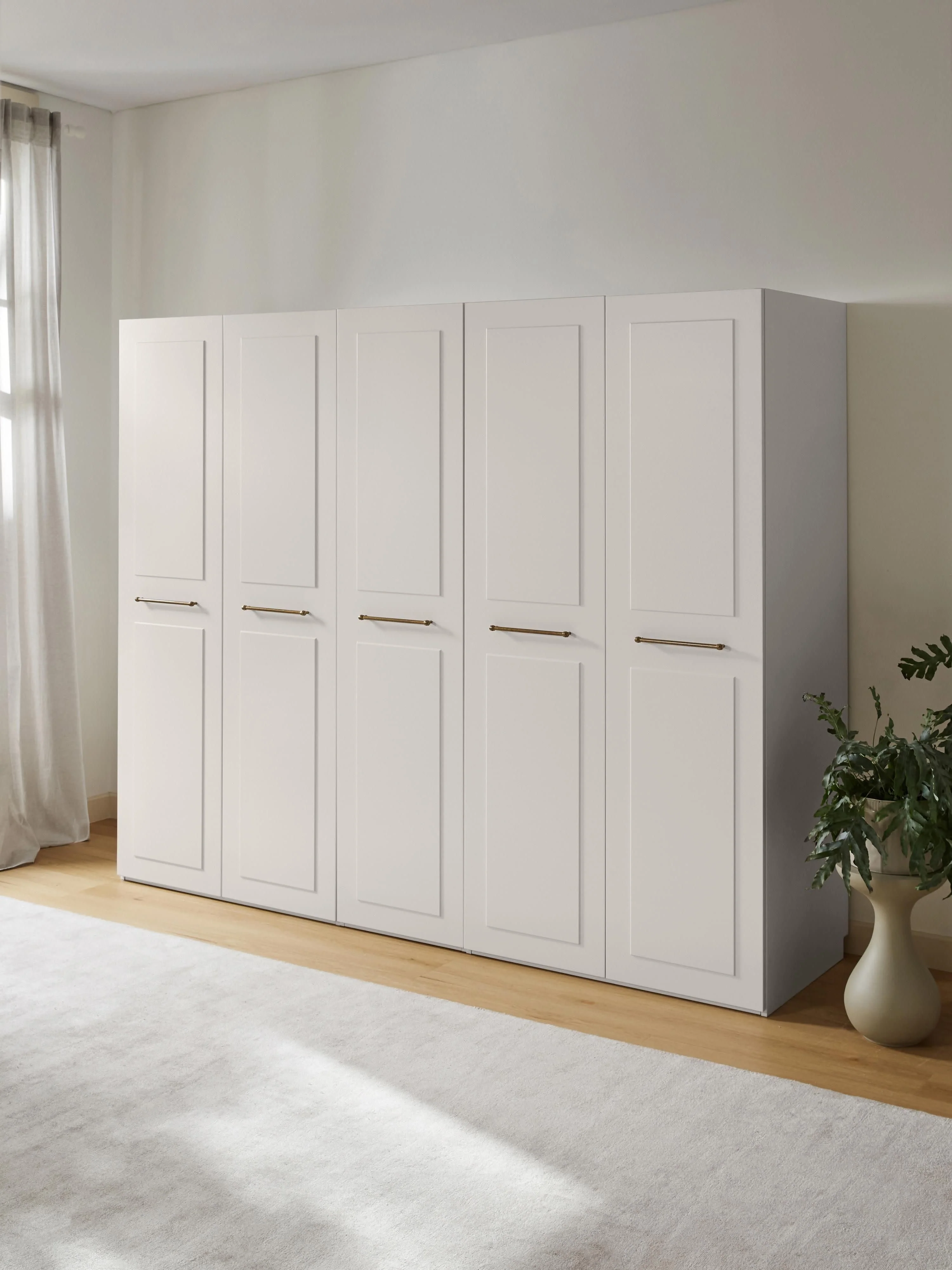 Modulaire draaideurkast Charlotte, 250 cm breed, diverse varianten