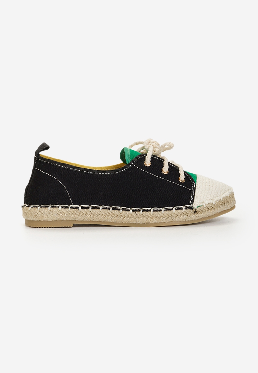 Espadrilles femme noires Doria