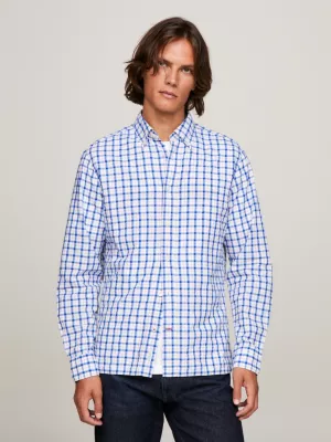 Camisa Flex Micro Check Regular Fit