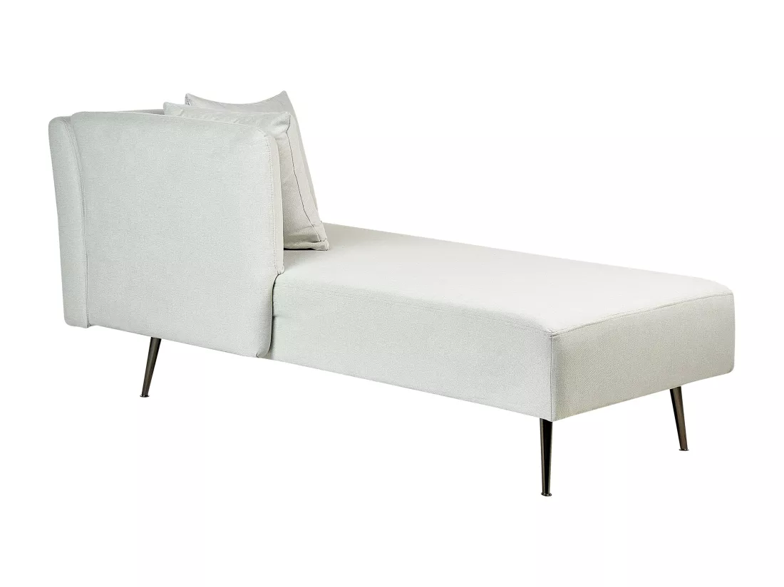 Divan côté droit en tissu vert menthe RIOM