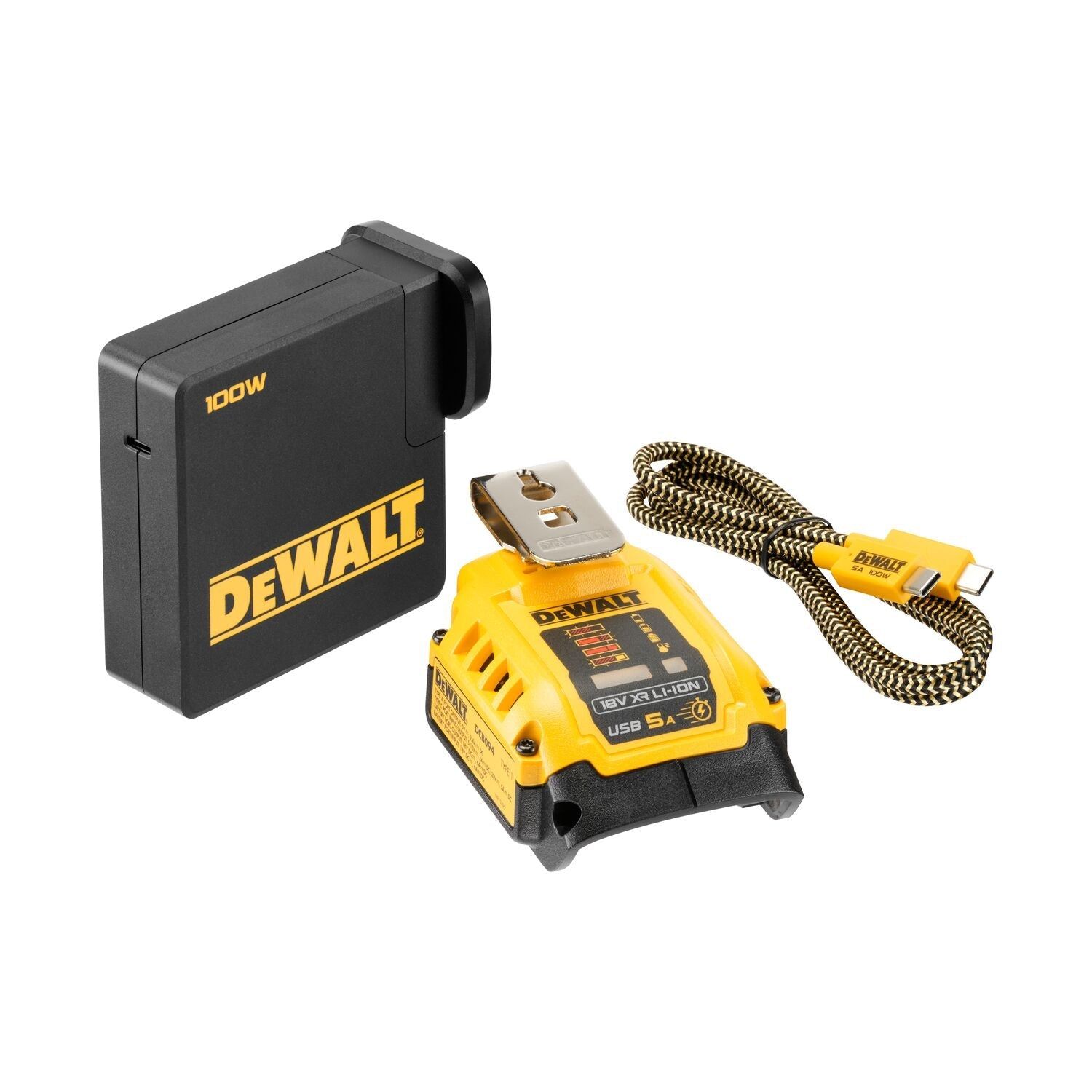 DeWALT DCB094K USB-Laadadapter 18V XR