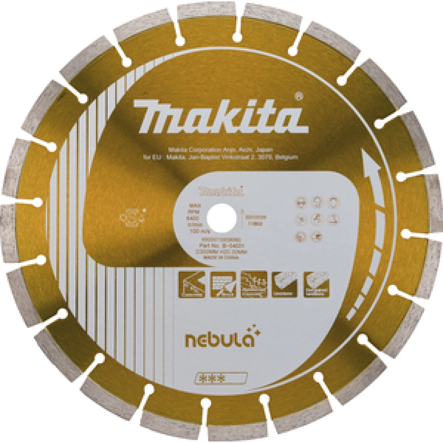 Makita B-54053 Diamantschijf - 350 x 25,4mm - Universeel