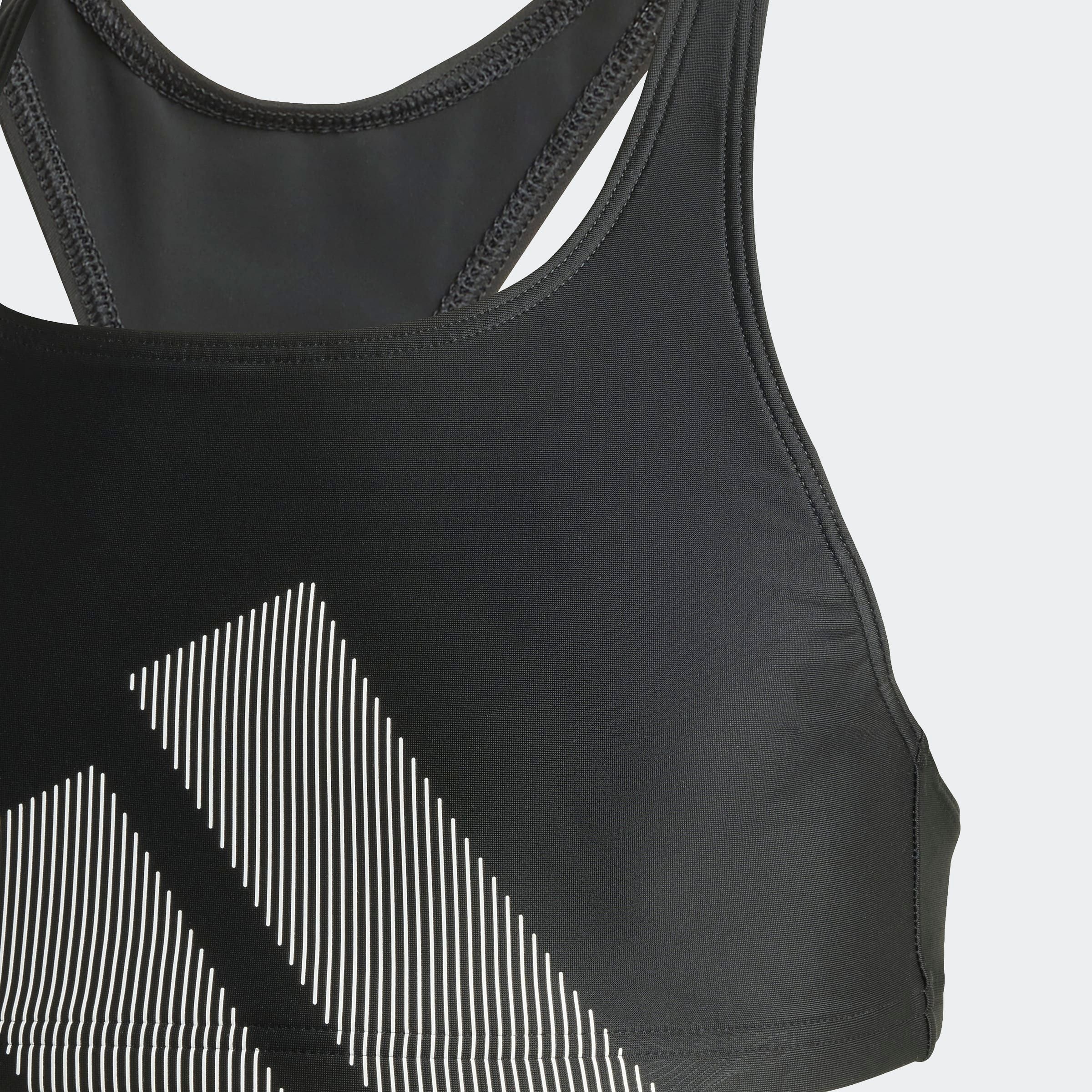 adidas Performance Bustier-Bikini »BIG LOGO KIDS BIKINI SET MIT C-FÖRMIGEM RÜCKEN«