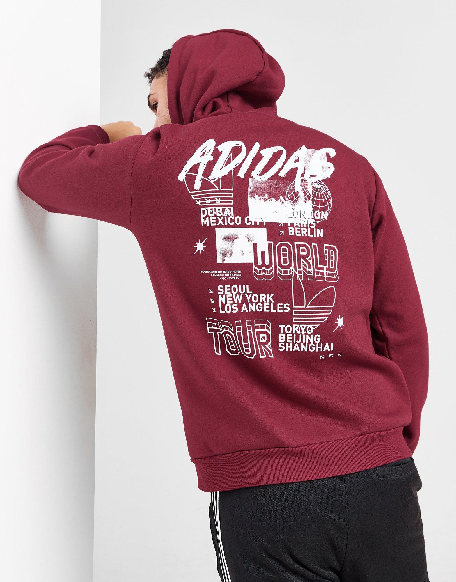 adidas Originals Sweat à Capuche World Tour V2 Homme