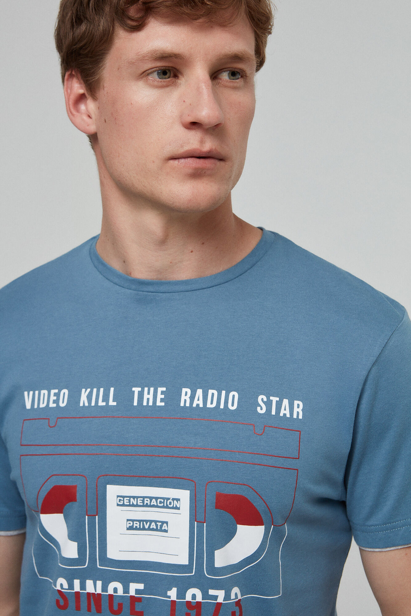 Camiseta alg mc video killg privata - Azul
