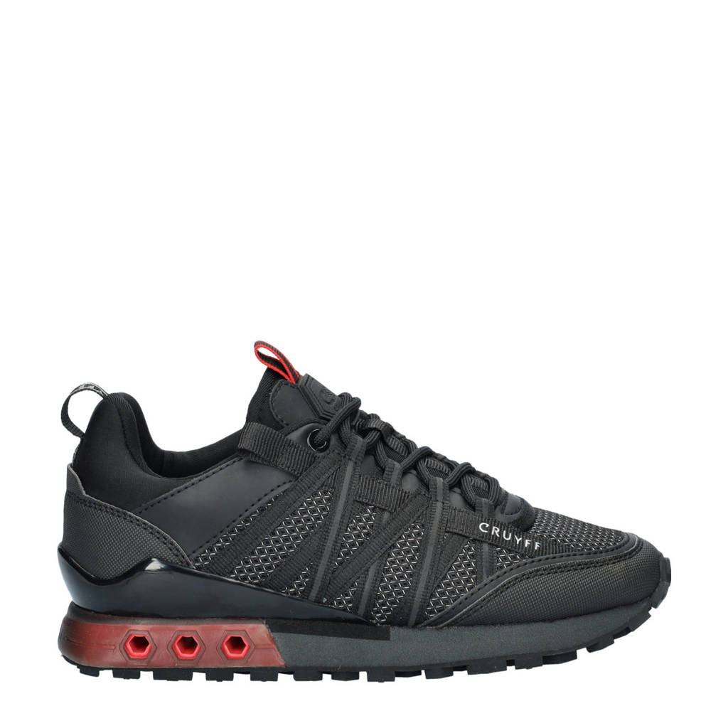 Cruyff Feariasneakers zwart/rood