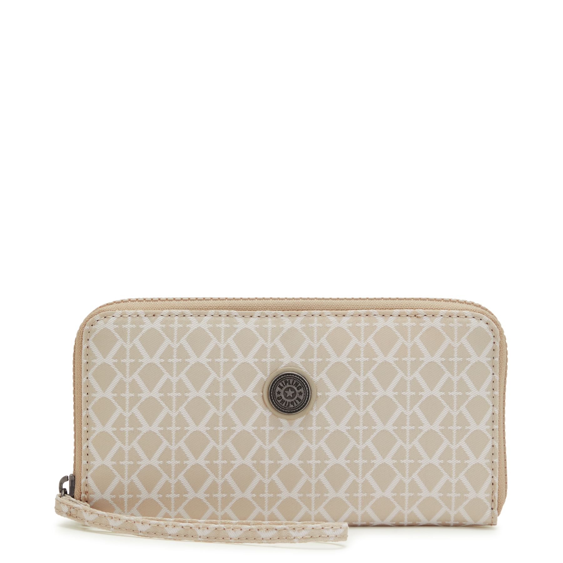 IMALI Grand Portefeuille avec Dragonne - Signature Beige