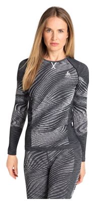 Maillot Manches Longues Odlo Blackcomb Eco Noir / Gris
