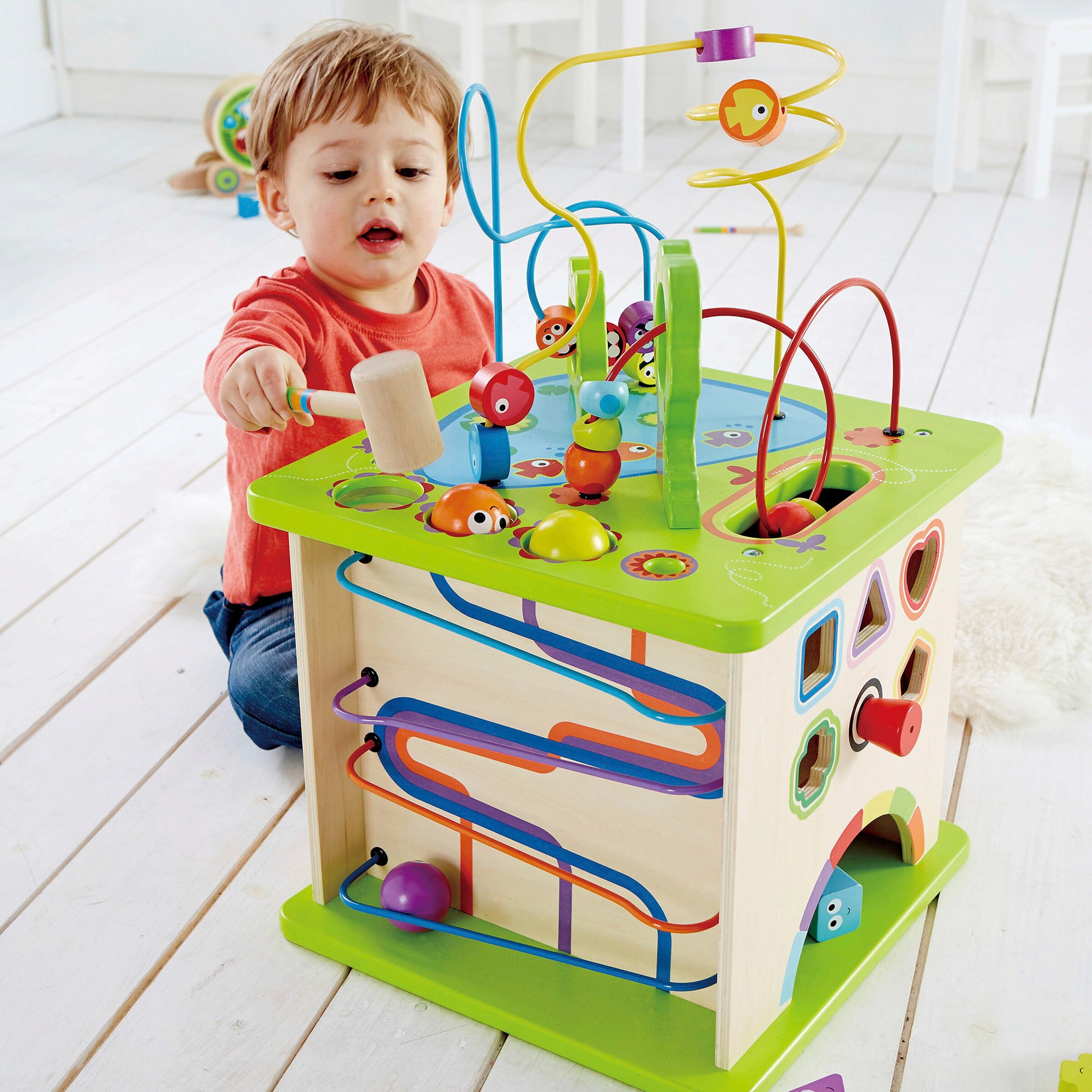 Hape Motorikwürfel kleine Tierchen