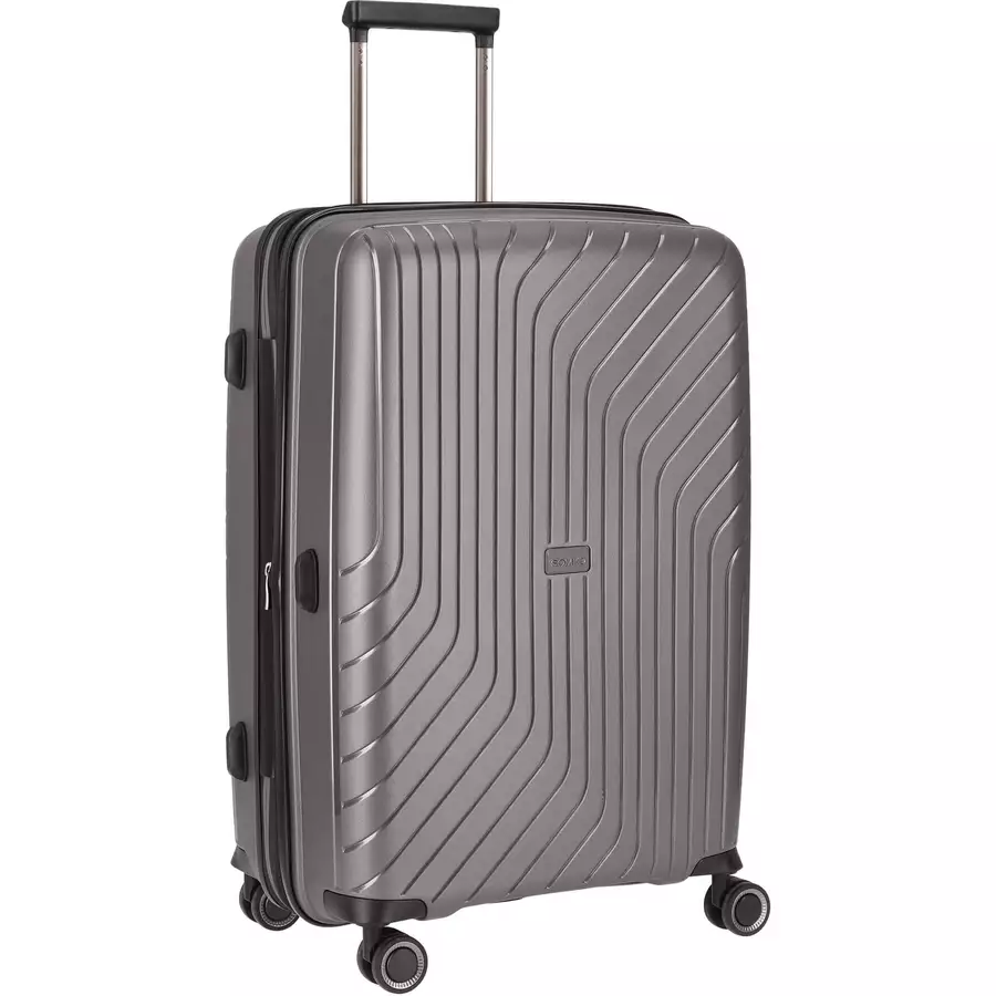 Somko Wave - 4-Rollen-Trolley M 67 cm erw. anthrazit