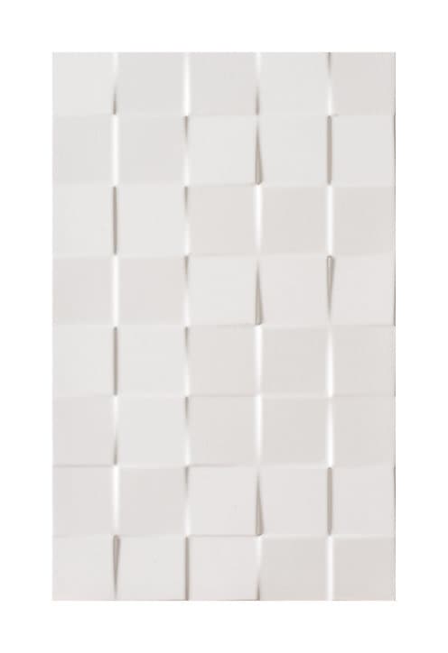Carrelage mural blanc cassé 25x40cm Alexandrina décor 3D