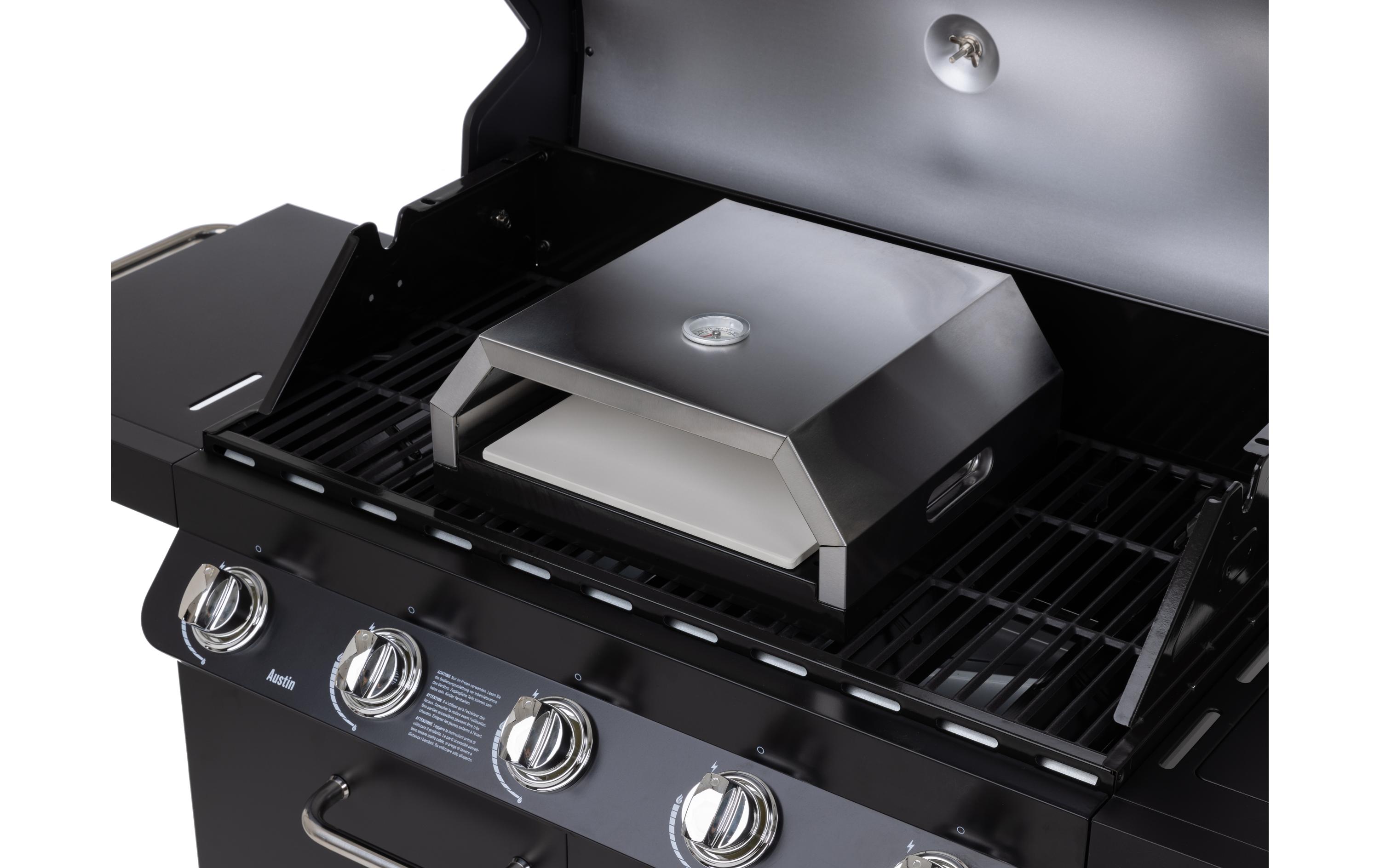 Pizzaofen Caserta EdelstahlPizzaaufsatz für den Grill