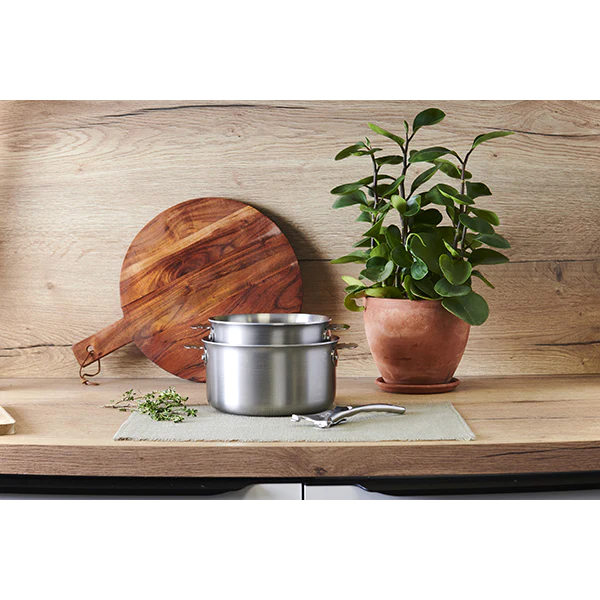 2 casseroles Alchimy Loqy 16 et 20 cm et poignée amovible De Buyer