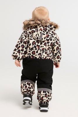 Nordbjørn Igloo Babyvinterdress, Leopardy Rustic Sandshell