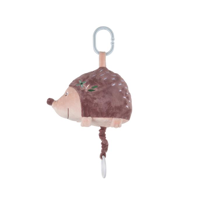 PELUCHE MUSICALE HERISSON 18X32CM FORET MAGIQUE