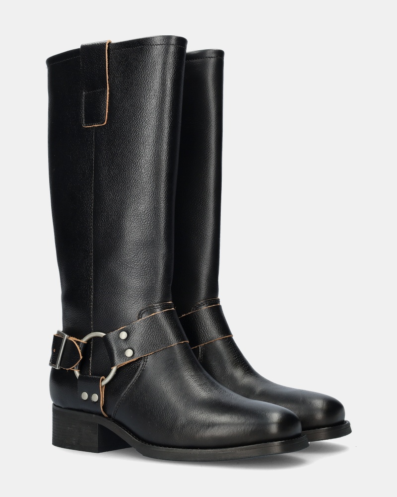 Nelson Bikerboots  - zwart