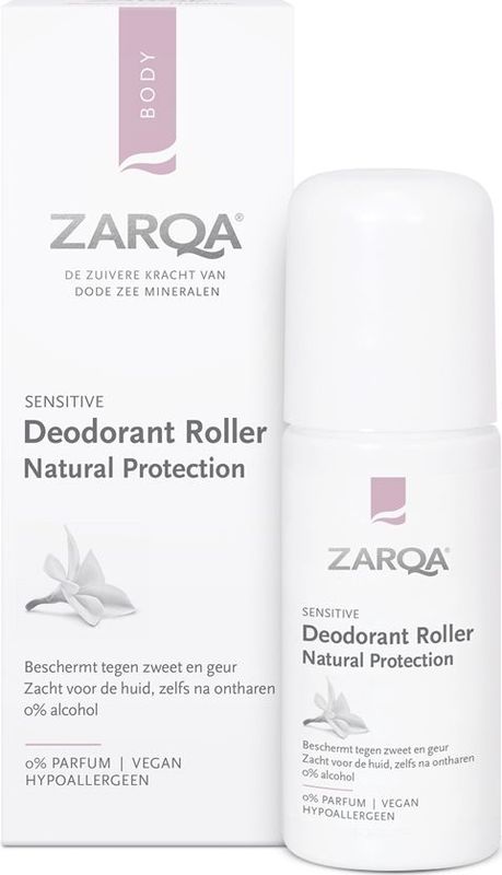 Zarqa - Sensitive Deodorant Roller - 50 ml - Hypoallergeen - Vegan