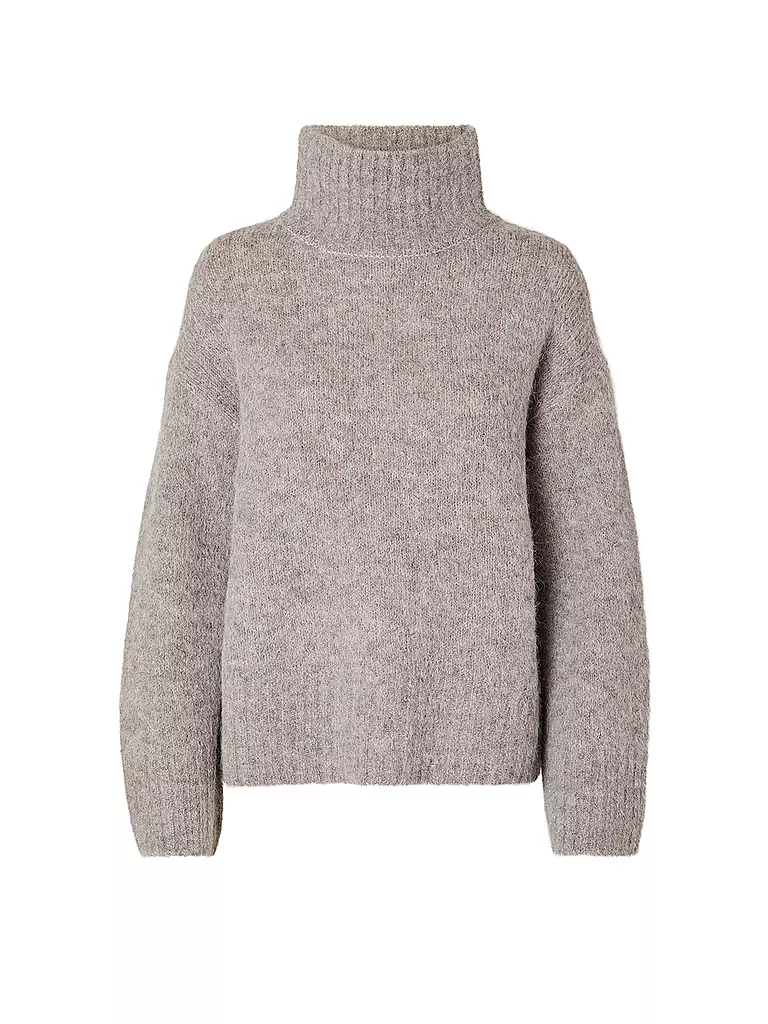 SELECTED FEMME Rollkragenpullover SLFGABELLA grau